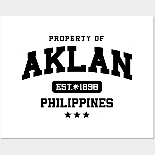 Aklan - Property of the Philippines Shirt Wall Art by pinoytee